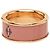 Hermès Pink Medium Gold Plated Enamel H Diamant Uni Ring - Ansicht 2