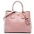 Prada Pink Large Bicolor Saffiano Lux Tote Tasche