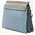 Chloé Faye Crossbody in vitello e camoscio blu Medium Blu chiaro - vista 2