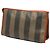 Fendi Brown Pequin Coated Canvas Cosmetic Clutch Braun - Ansicht 2