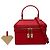 Bulgari Bvlgari Serpenti Forever Vanity Bag aus rotem Leder - Ansicht 8