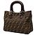 Fendi Twins Small Shopper aus Zucca Canvas in Braun - Ansicht 2