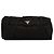 Prada Clutch mit Rahmen aus plissiertem Satin in Schwarz