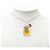 Collana con pendente Chanel Gold CC placcato oro e resina a forma di flacone di profumo No 5 D'oro - vista 5