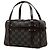 Bolso de lona revestida Anagram marrón de LOEWE Castaño Marrón oscuro - vista 2