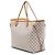 Louis Vuitton White Damier Azur Neverfull GM Branco - vista 2