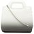 Salvatore Ferragamo Bolsa de mão Ferragamo Wanda Mini Gradient em couro de bezerro escovado branco com Gancini
