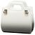 Salvatore Ferragamo Bolsa de mão Ferragamo Wanda Mini Gradient em couro de bezerro escovado branco com Gancini - vista 2