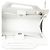 Salvatore Ferragamo Bolsa de mão Ferragamo Wanda Mini Gradient em couro de bezerro escovado branco com Gancini - vista 4