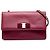 Salvatore Ferragamo Ferragamo Red Medium Leather Vara Ginny Crossbody Rot Bordeaux