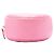 Clutch Chanel rosa in pelle d'agnello matelassé con perle rotonde e catena - vista 3