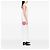 Clutch Chanel rosa in pelle d'agnello matelassé con perle rotonde e catena - vista 6