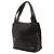 Borsa LOEWE Anagram in nappa nera Nero - vista 2