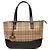 Sac cabas Burberry Beige Haymarket Check Canvas