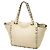 Bolsa Satchel Rolling Trapeze Rockstud em couro de bezerro granulado branco Valentino Mini - vista 2