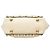 Bolsa Satchel Rolling Trapeze Rockstud em couro de bezerro granulado branco Valentino Mini - vista 3