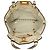 Bolsa Satchel Rolling Trapeze Rockstud em couro de bezerro granulado branco Valentino Mini - vista 4