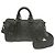 Sac à main Louis Vuitton Monogram Taurillon Keepall Bandoulière 25 Noir - vue 2