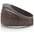Ring Hermès Anillo Hermes Sellier Brown Silver Wood Band Castaño - vista 3