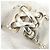 Ring Hermès Anello a fascia Hermes Vintage in argento sterling - vista 6