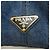 Saco Tote PRADA Canapa 1BG439 Azul - vista 9
