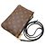Bolsa de Ombro Louis Vuitton Monogram Giant Reverse Pochette Marrom - vista 5