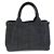 Prada Canapa Mini Handtasche 1BG439 Schwarz - Ansicht 2