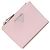 Portafoglio bi-fold Prada in pelle rosa chiaro