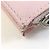 Portafoglio bi-fold Prada in pelle rosa chiaro - vista 5