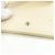 Cartera bi-fold Chanel de piel caviar marfil Crudo - vista 6