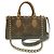 Bolso de mano OnTheGo EW con cadena Monogram Reverse Louis Vuitton Castaño - vista 2
