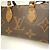 Bolso de mano OnTheGo EW con cadena Monogram Reverse Louis Vuitton Castaño - vista 8