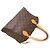 Borsa Louis Vuitton Monogram Rivoli MM Marrone - vista 5