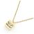 Céline Celine Triomphe Cube Necklace Golden