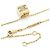 Céline Celine Triomphe Cube Necklace Golden - view 3