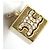 Céline Celine Triomphe Cube Necklace Golden - view 4