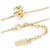 Yves Saint Laurent Monogram Twist Halskette Golden - Ansicht 4