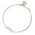 Bracelet à breloques argenté Miu Miu