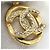 Collana con pendente Chanel in metallo dorato e strass D'oro - vista 5