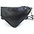 Prada Triangle Pochette Crossbody Bag aus schwarzem Leder - Ansicht 2