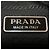 Prada Triangle Pochette Crossbody Bag aus schwarzem Leder - Ansicht 5