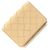 Cartera tri-fold de piel beige Bottega Veneta