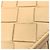 Cartera tri-fold de piel beige Bottega Veneta - vista 4