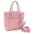 Bolsa Tiracolo Miu Miu em Couro Rosa