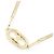 Céline Collier avec pendentif Triomphe doré Celine
