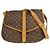Louis Vuitton Saumur Monogram Canvas 35 Castaño
