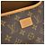 Louis Vuitton Saumur Monogram Canvas 35 Castaño - vista 4