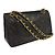 Chanel Vintage Classic Double Flap Quilted Lambskin Small Schwarz - Ansicht 2