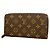 Louis Vuitton Monogram Zippy Wallet M42616 Brown