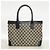 Borsa Tote Gucci GG Canvas Nero Beige - vista 12